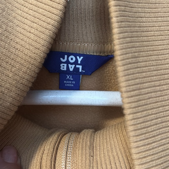 JOY LAB TEDDY FLEECE PULLOVER 1/2 ZIP - Picture 4 of 4
